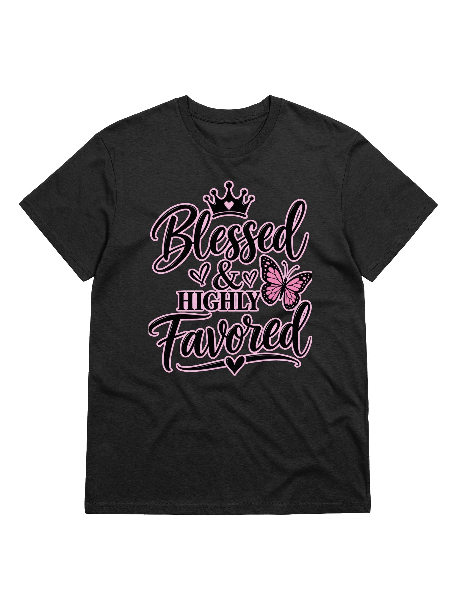 Blessed & Highly Favored Crown Tee product image (2)
