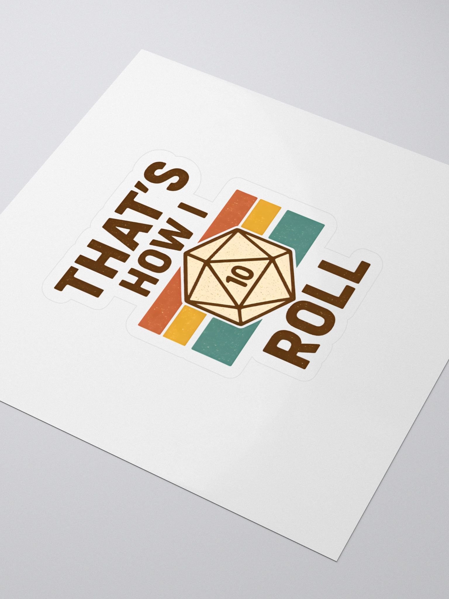 That's How I Roll Sticker product image (1)