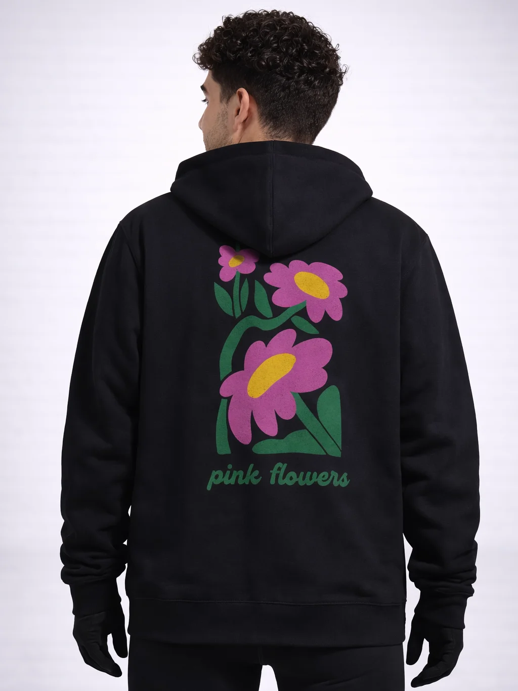 PINK FLOWERS - ZIP UP JACKET product image (1)