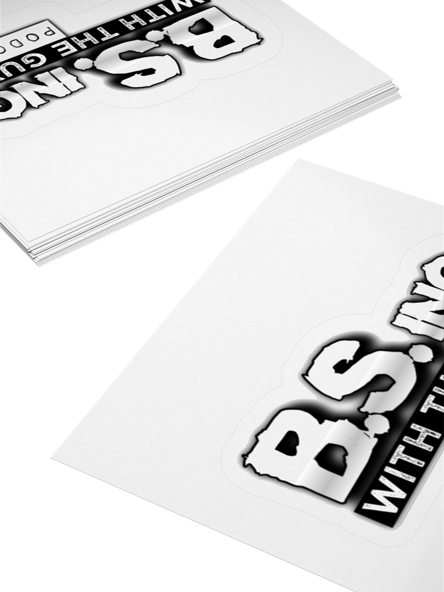 B.S.ing With The Guys classic logo decal product image (12)