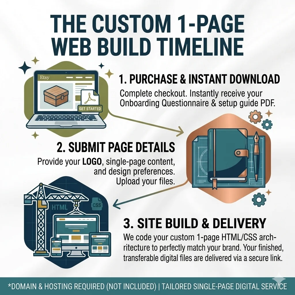 Custom One Page HTML Website Design | Lead Capture Landing Page product image (3)