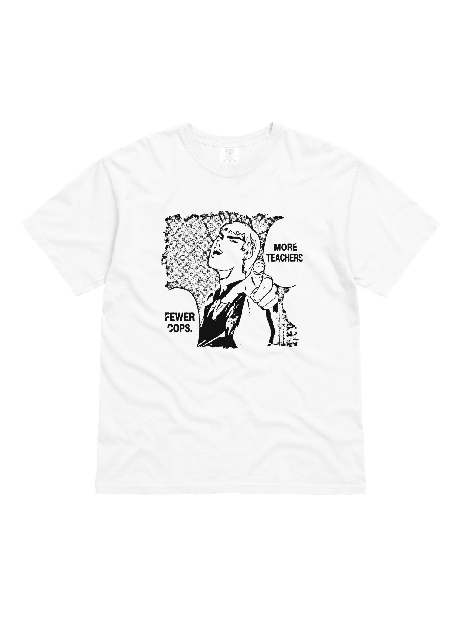 MORE TEACHERS ! T-shirt. white vers. product image (3)