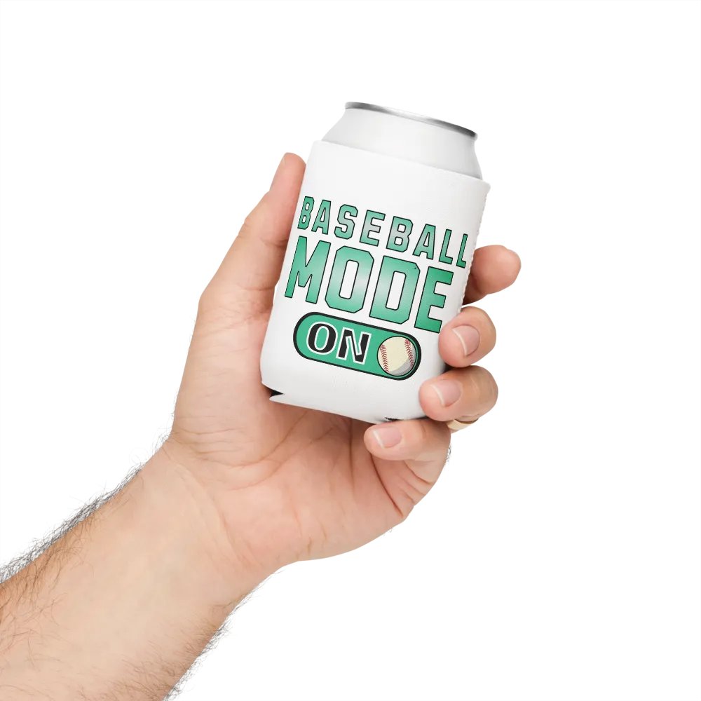 Baseball Mode On Can Cooler product image (4)