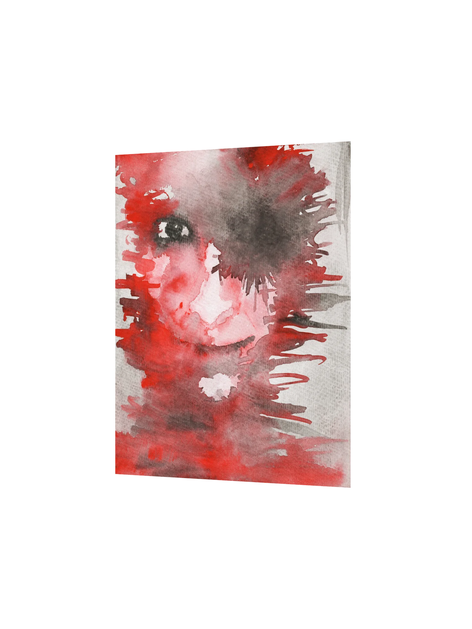 Look – Matte Print of Original Watercolour Portrait product image (4)