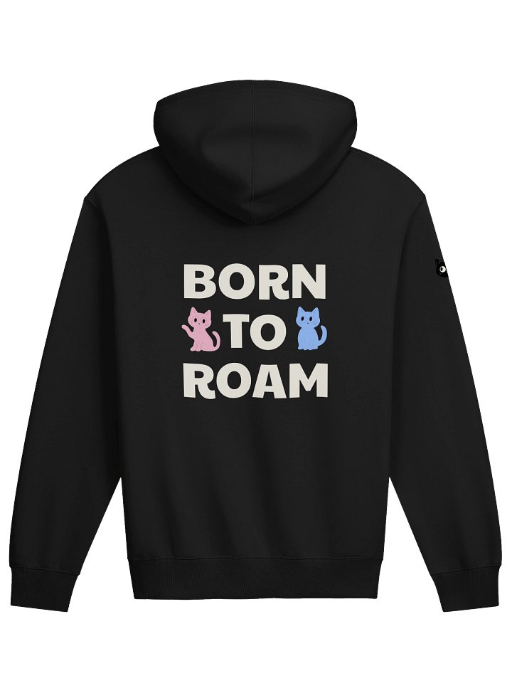 Born To Roam Black Hoodie product image (2)
