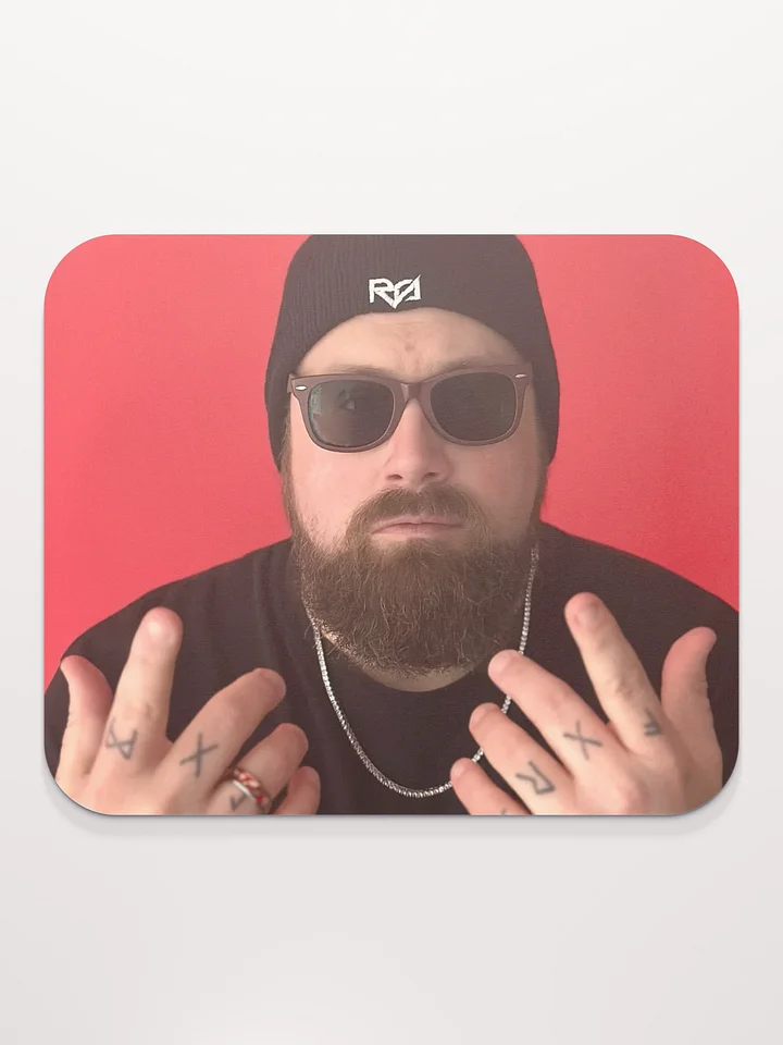 Raspberry Sky Red Mouse Pad product image (2)