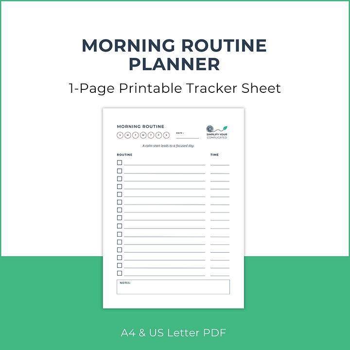 Morning Routine Planner product image (1)