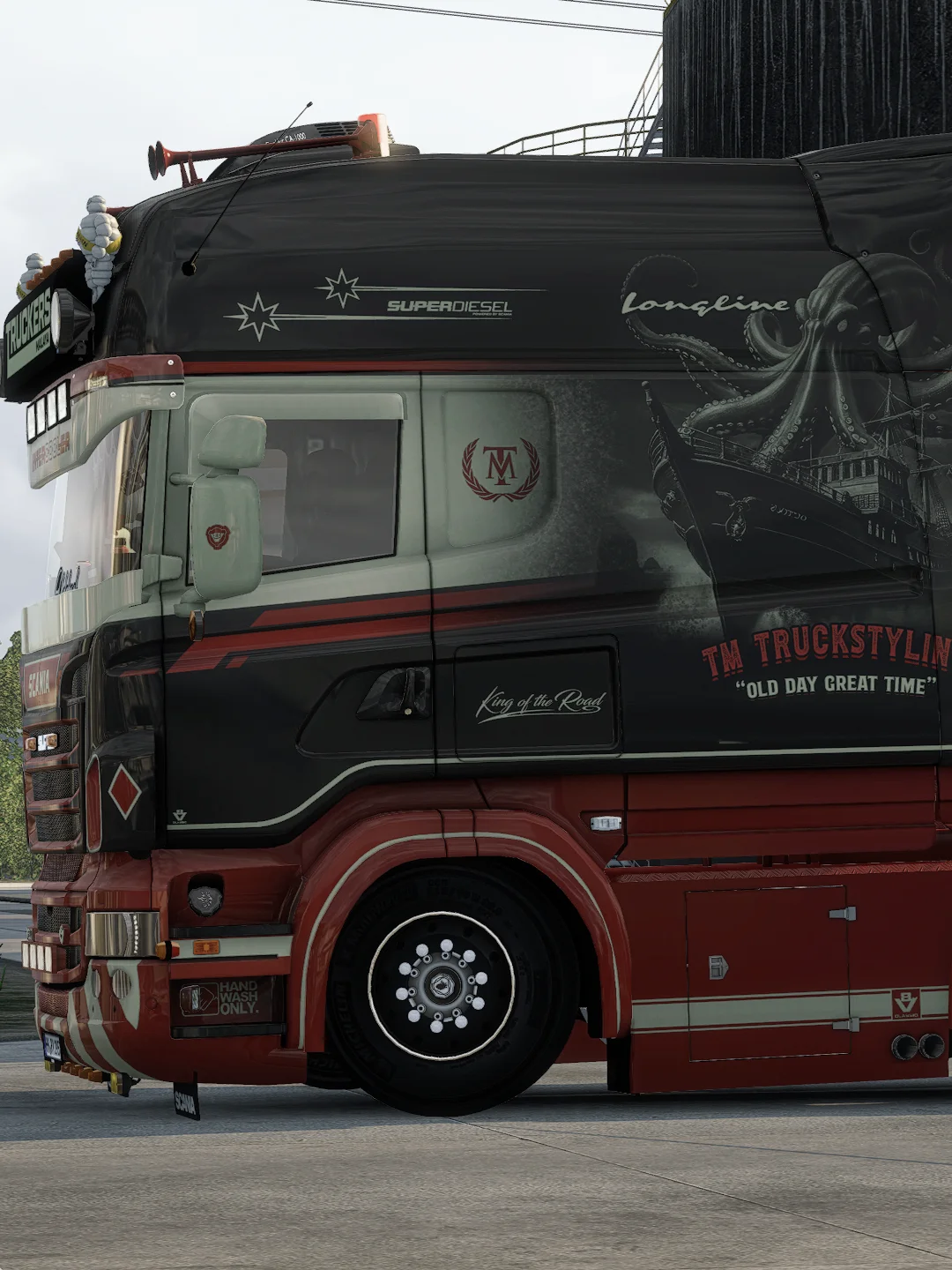 Early Access! ETS2 TM Scania RJL Skin Pack 4 - R4 R5 & R6 Changeable Multicolor Skin Pack + Schmitz Trailer Skin product image (7)