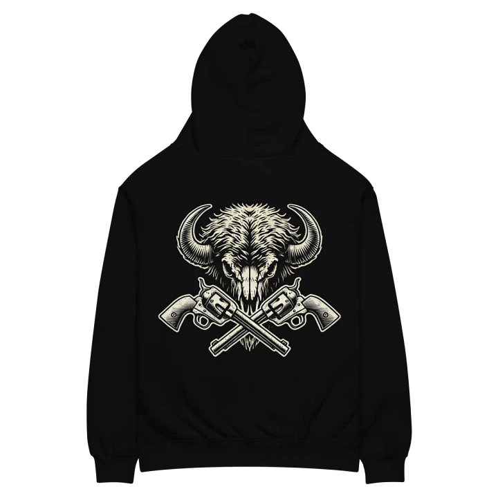 Sweat à Capuche – Crâne de Bison & Revolvers product image (4)