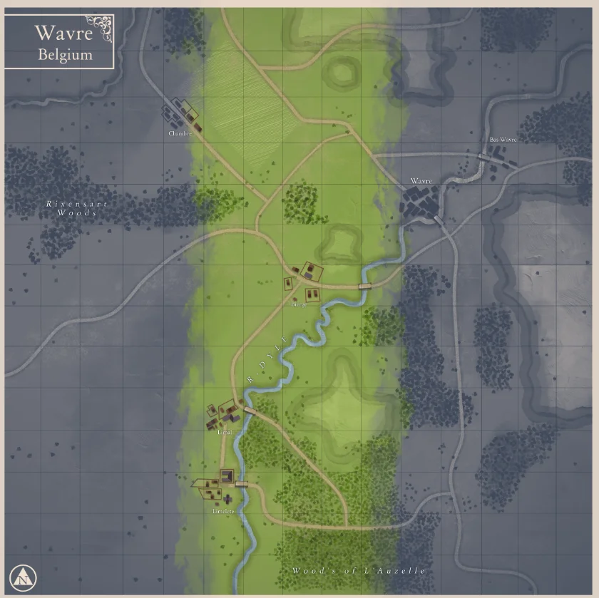 Wavre battle map. product image (2)
