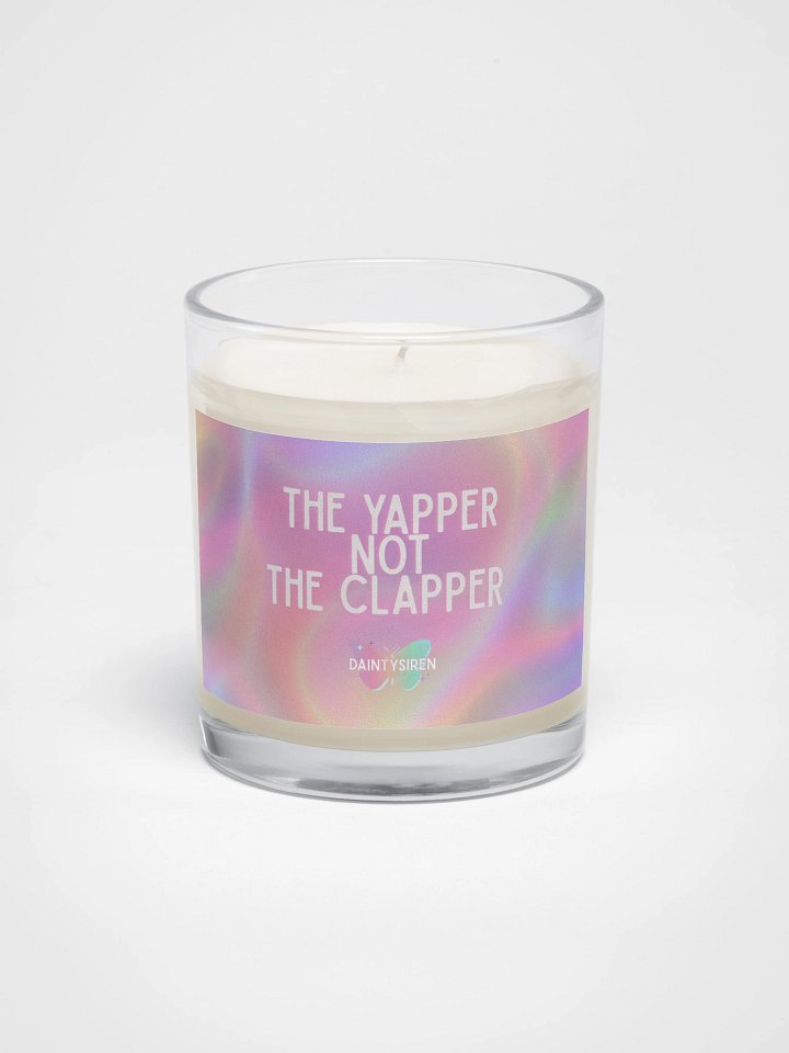 The Yapper Not The Clapper Candle product image (1)