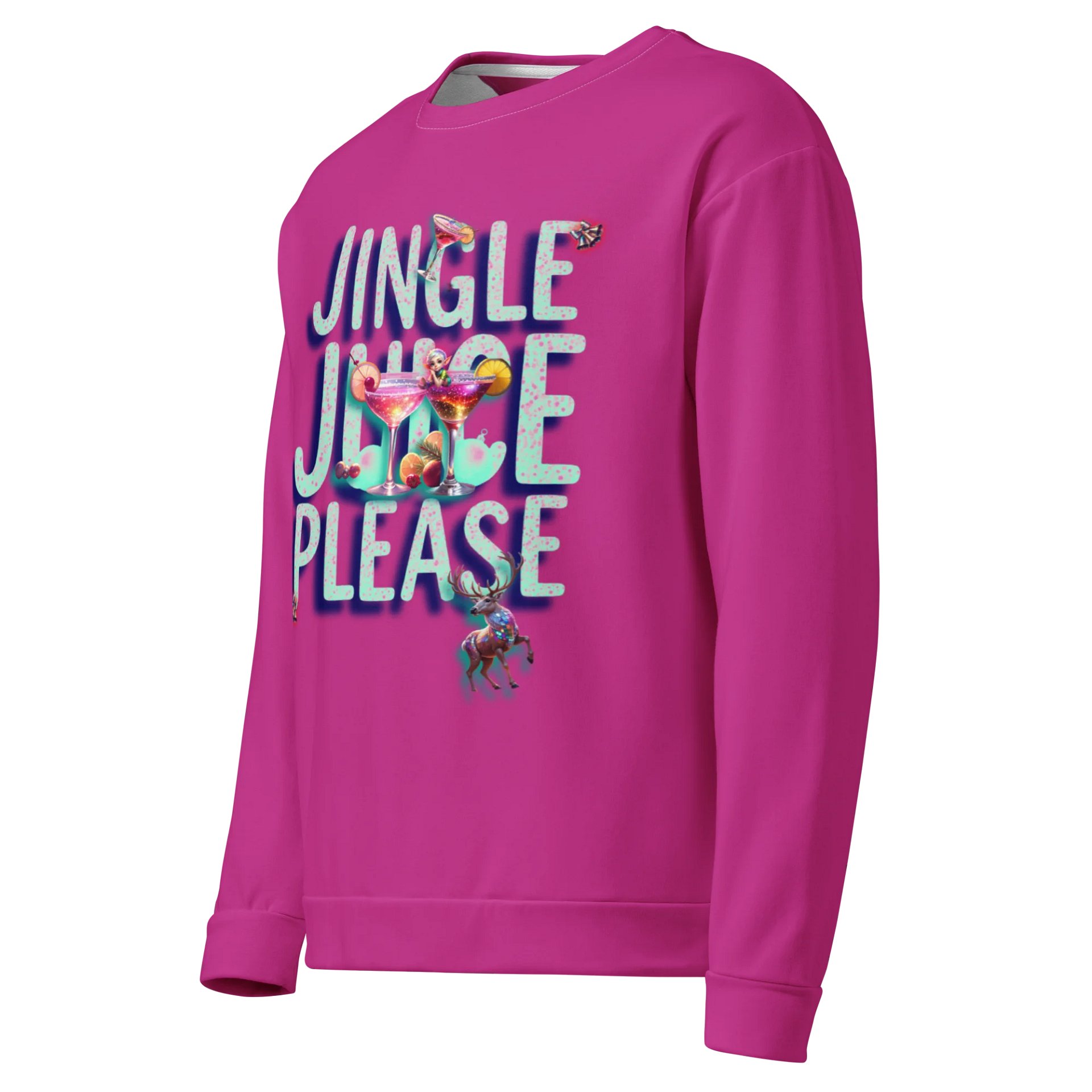 Whimsical Jingle Juice All-Over Sweatshirt product image (3)