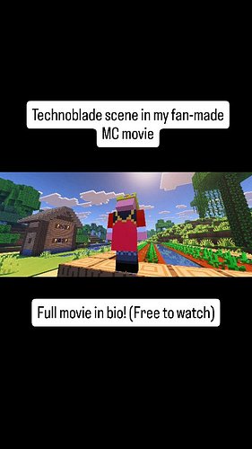 Technoblade scene - Minecraft Movie Edition

#technoblade #minecraft #movie #minecraftmovie #youtube