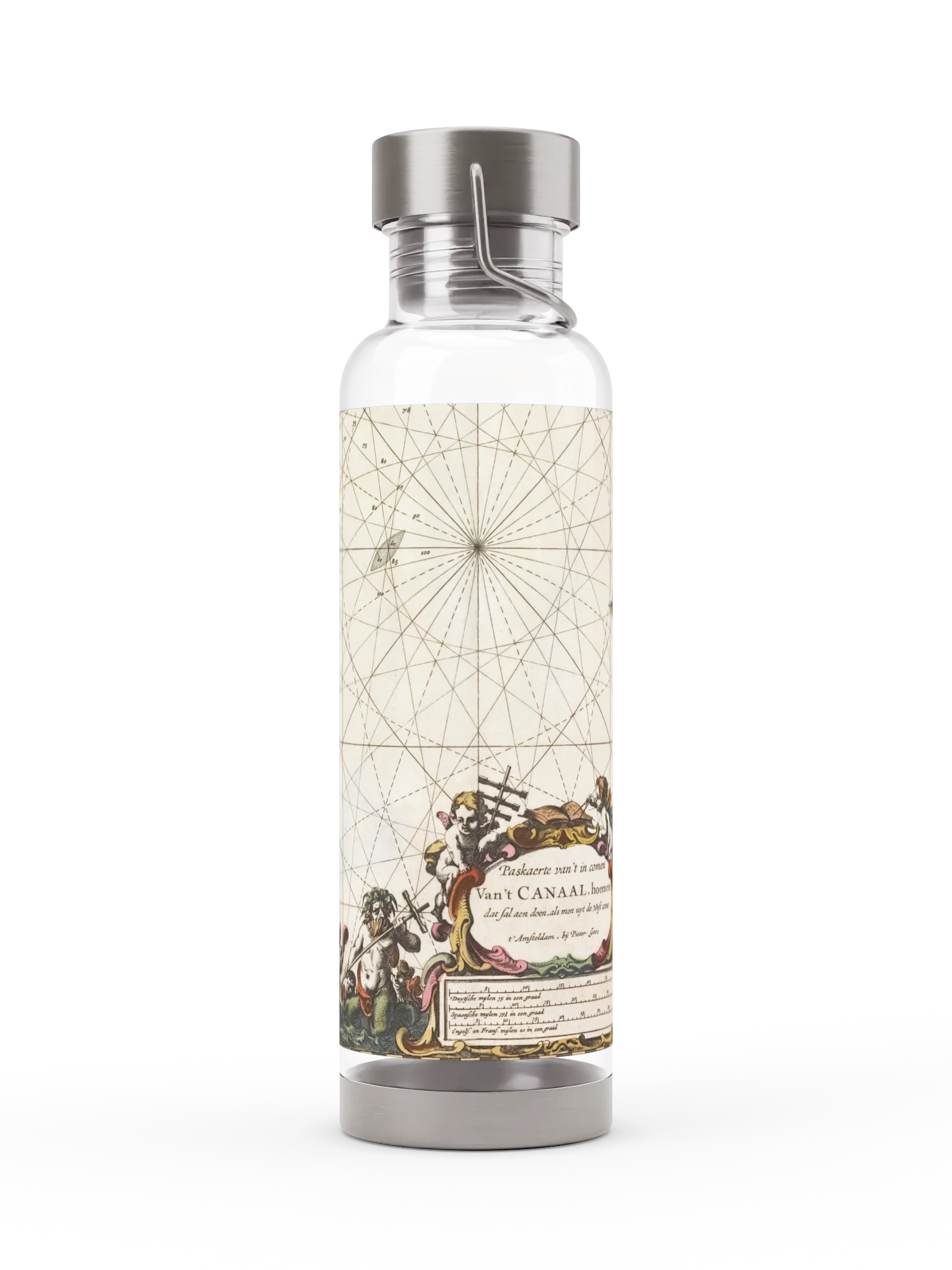 Nautical Chart Voyager Bottle product image (1)