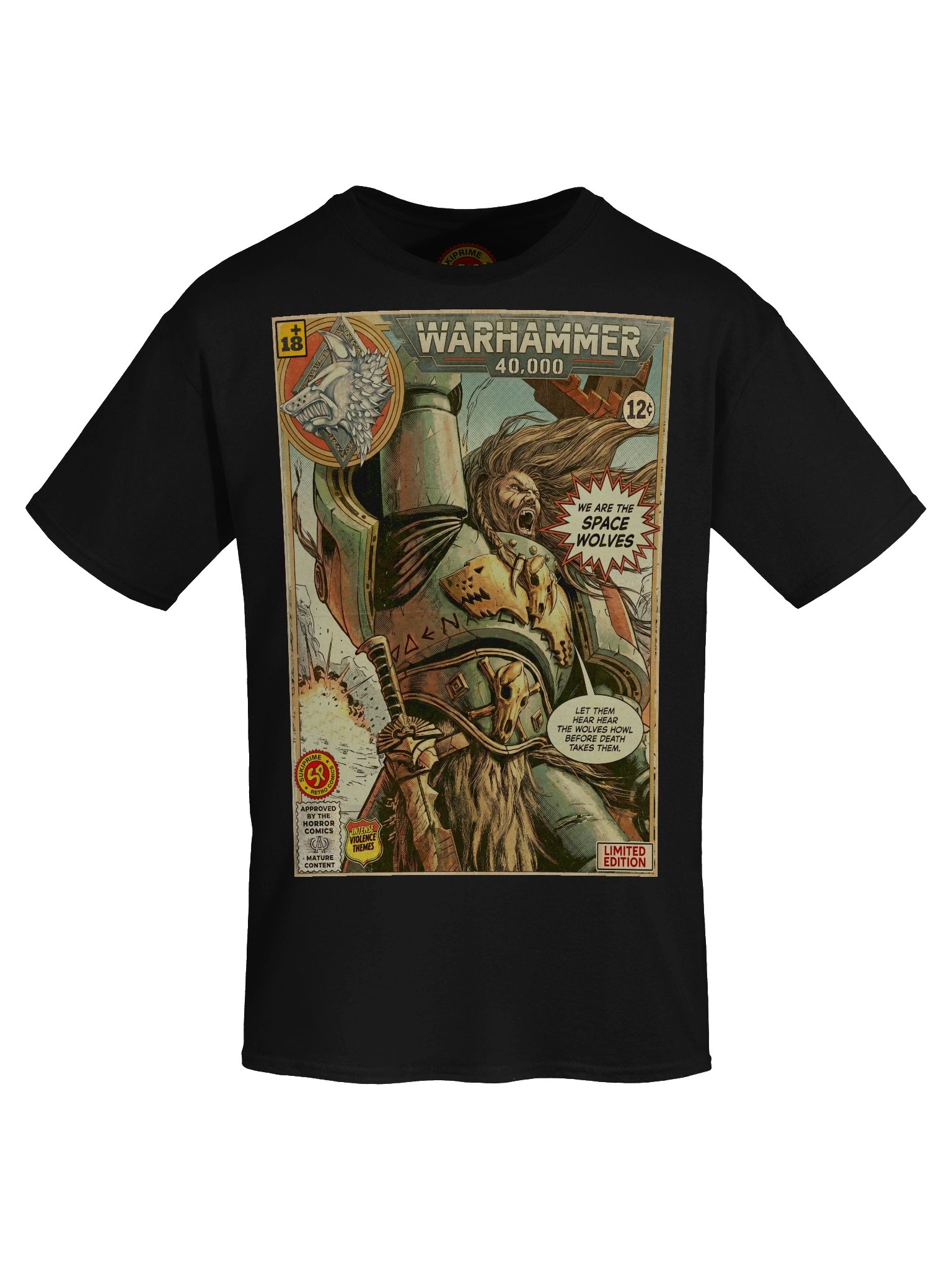 Space Wolves Comic Art T-Shirt product image (5)