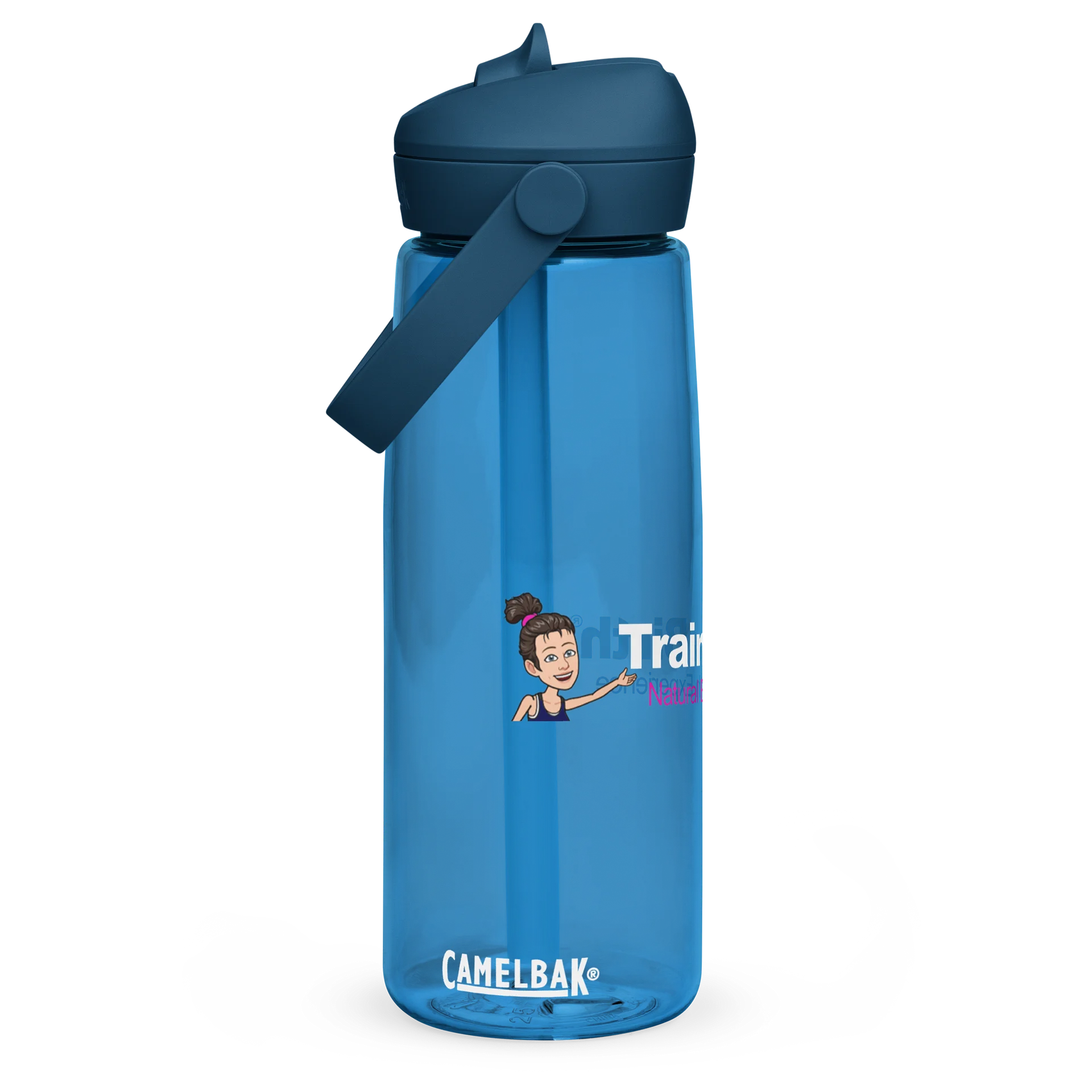 Train for Birth® 25oz CamelBak Thrive® Flip Straw Oxford Blue Water Bottle product image (1)