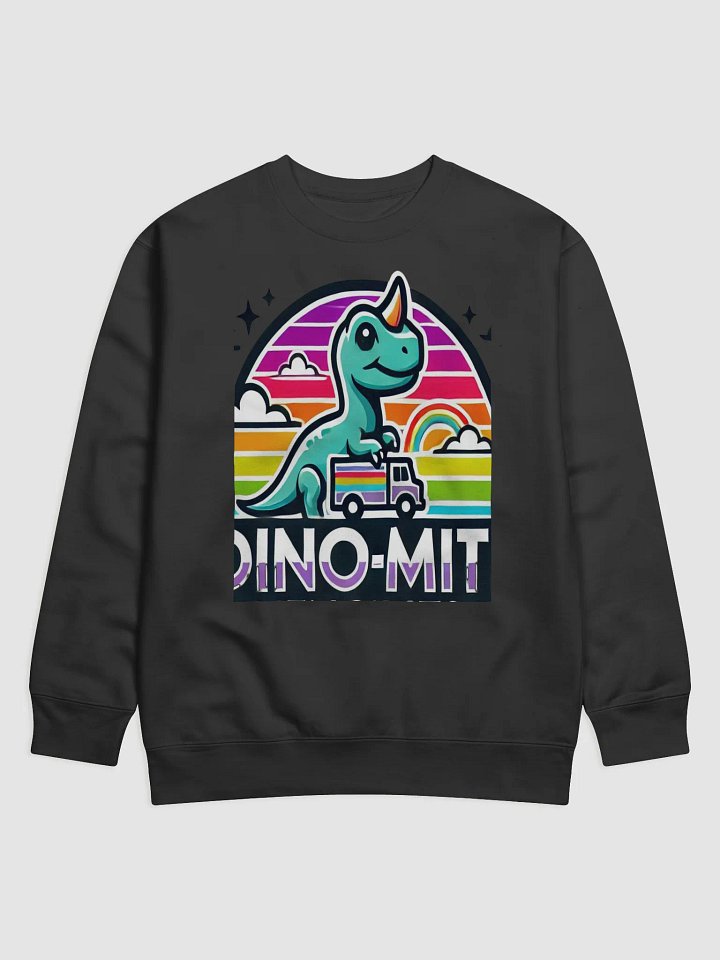 DINO-MITE Rainbow Dino Sweatshirt product image (1)