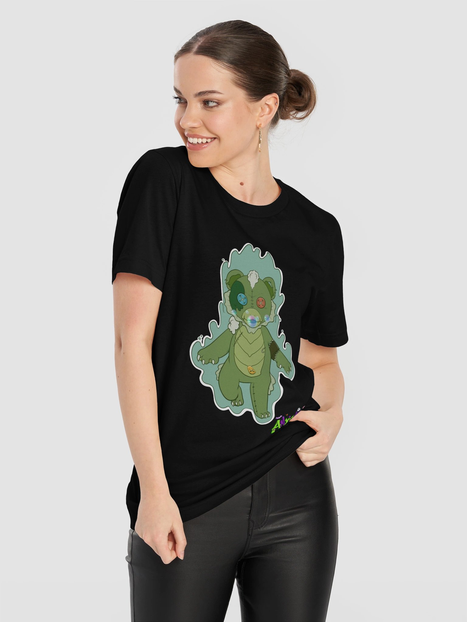 Anxiety Bear Scare Bear Tshirt: Swamp Bear product image (117)