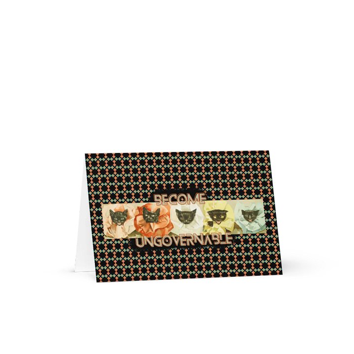 KC, Become Ungovernable (cats), Greeting Card product image (1)