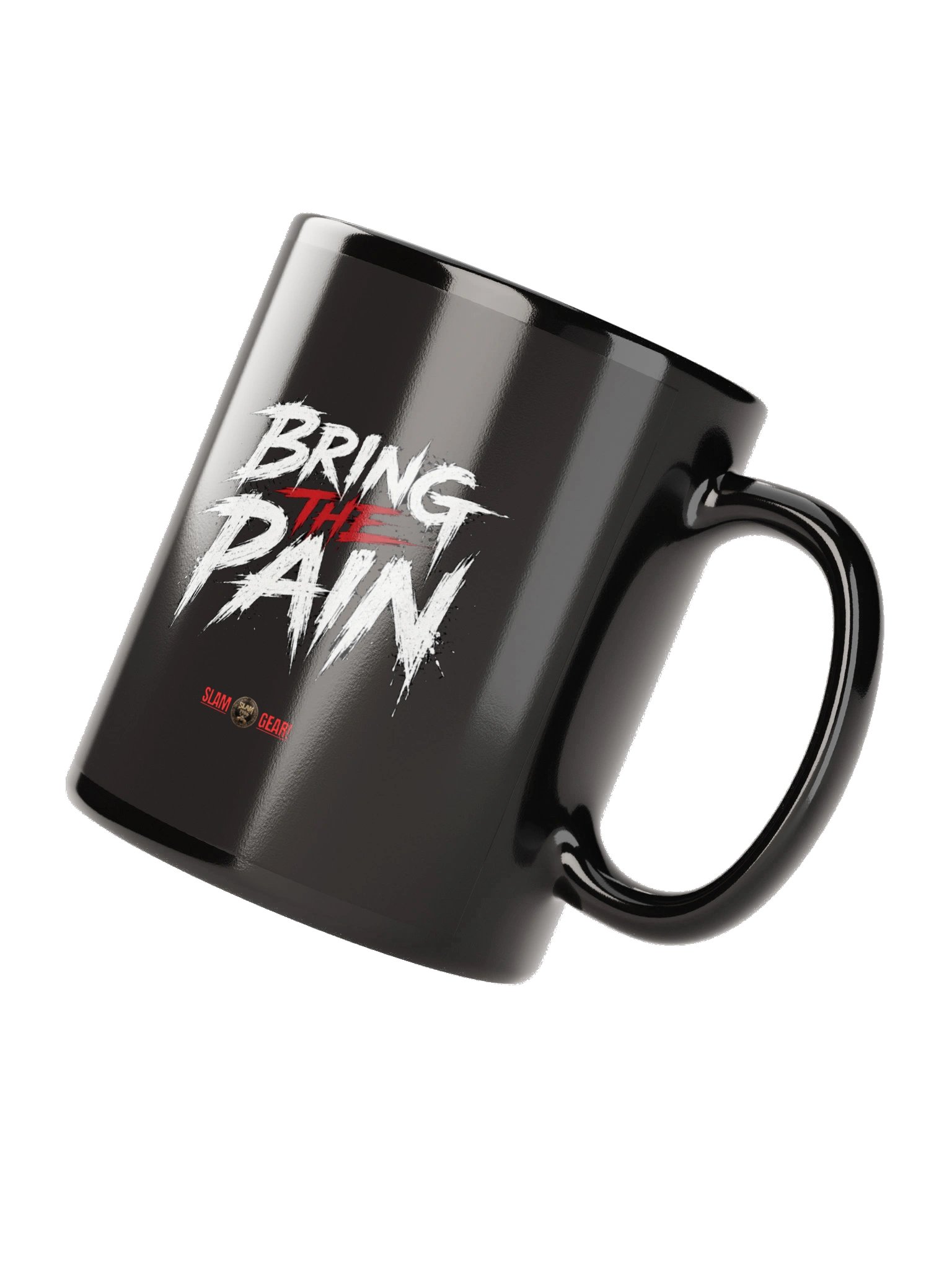 Bring the Pain Black Glossy Mug product image (3)