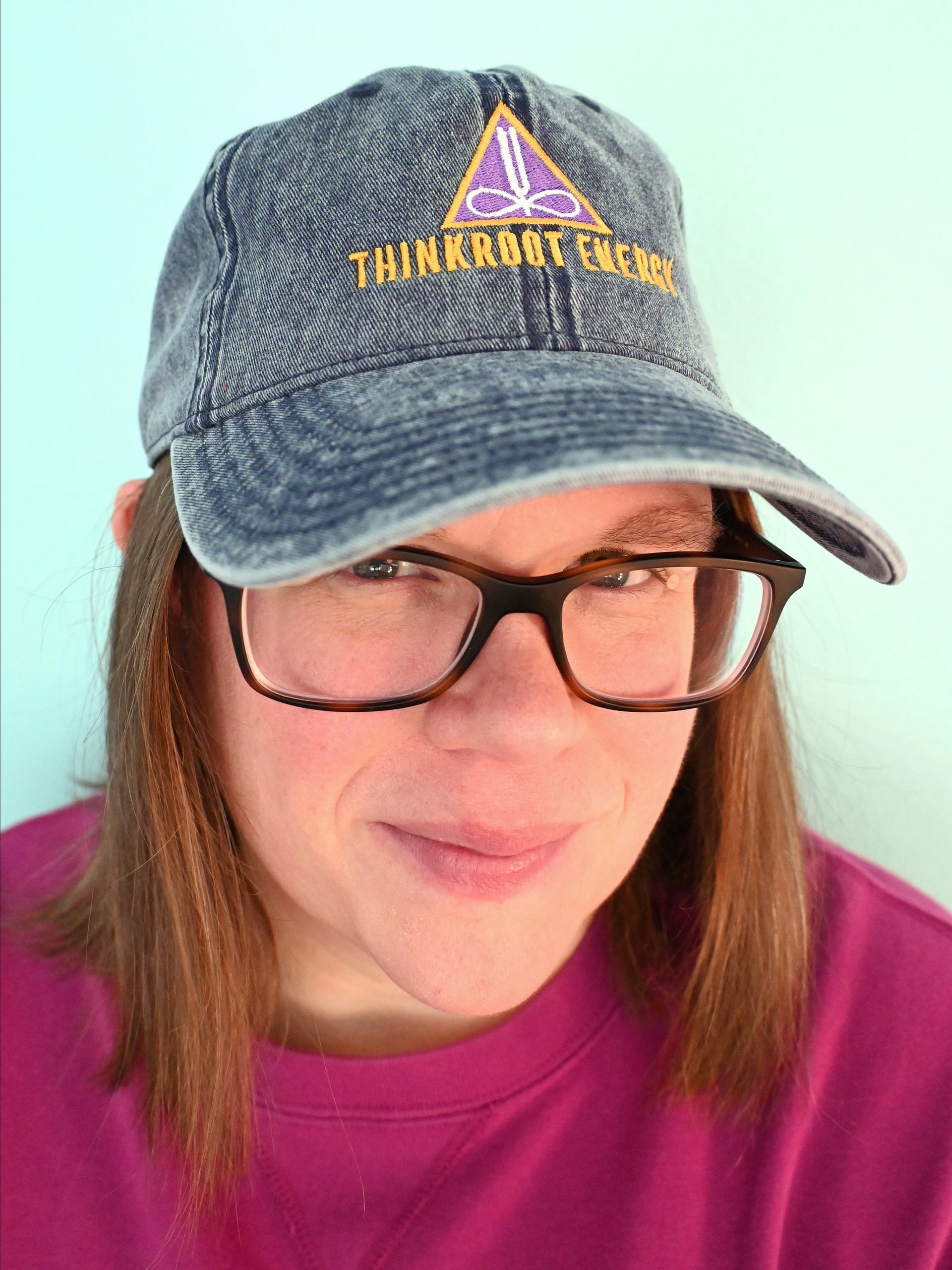 Thinkroot Energy Triangle Denim Hat (Embroidered) product image (3)
