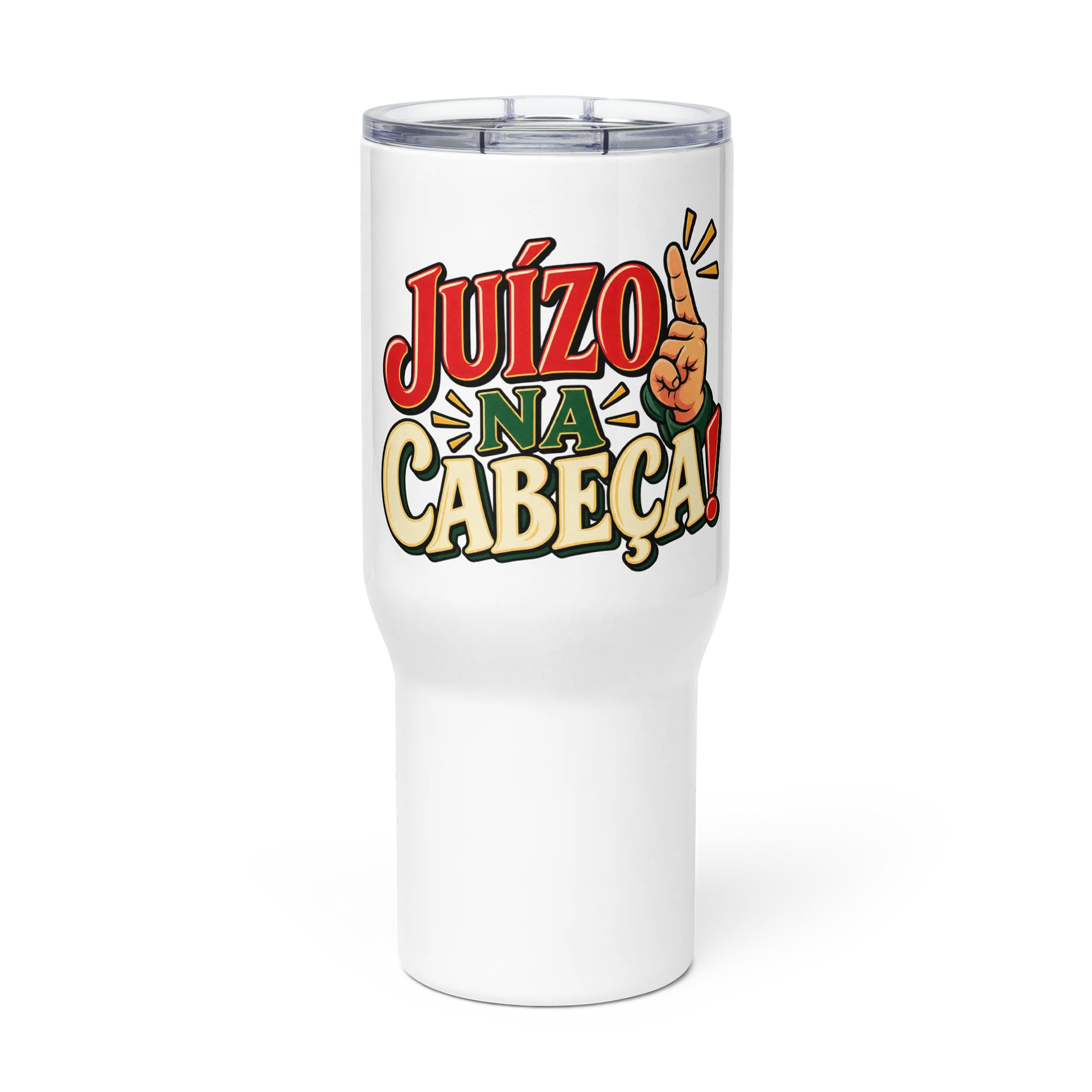 Juízo na Cabeça! – Funny Portuguese Saying Travel Tumbler product image (3)