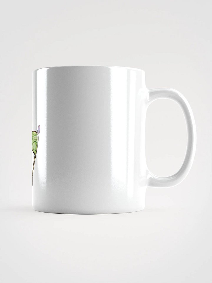 Vivid Swirls White Glossy Mug African Art Colorful Animal product image (1)