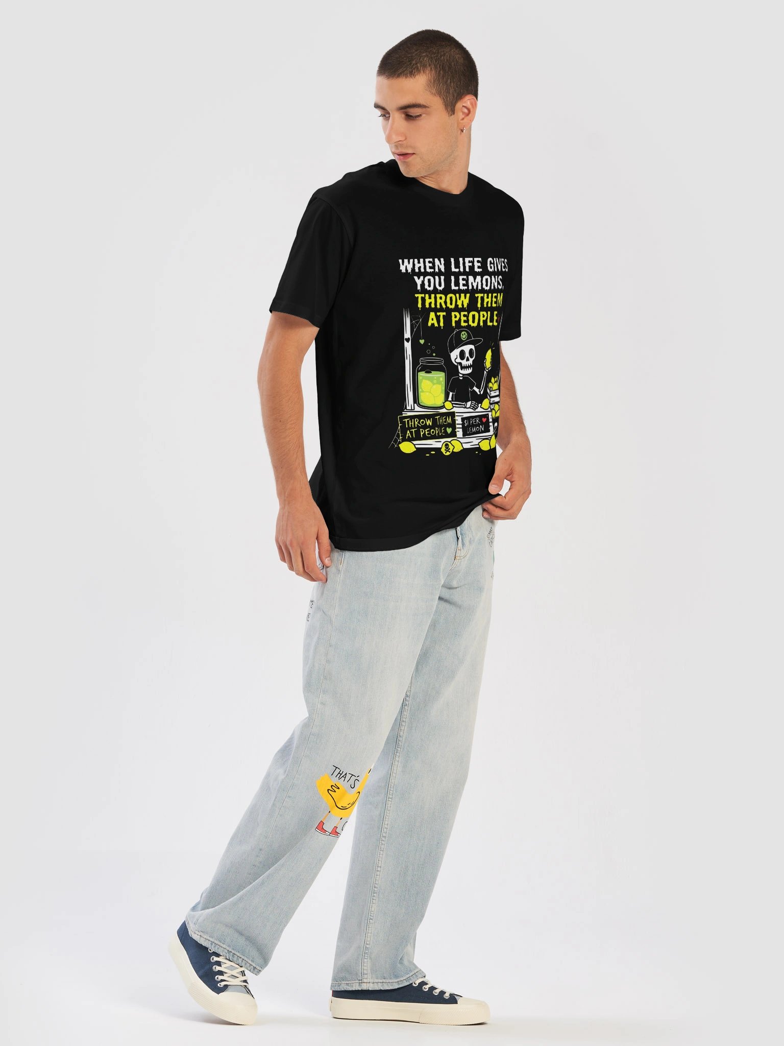 When Life Gives You Lemons Skeleton T-Shirt product image (5)
