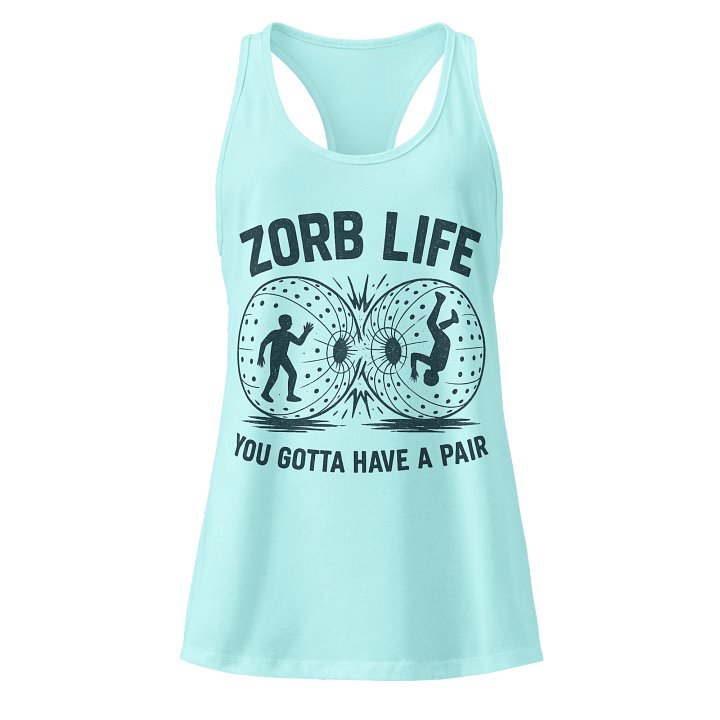 ZORB LIFE Racerback Tank product image (1)