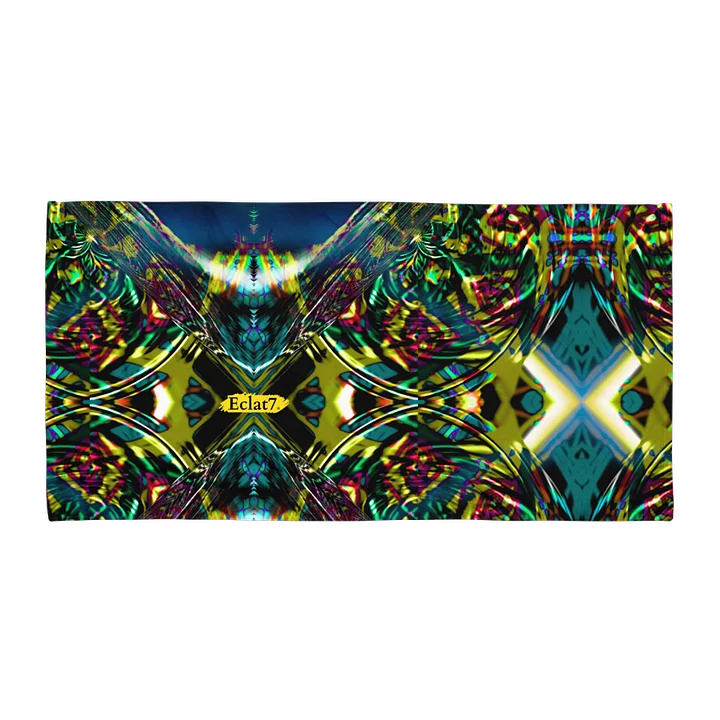 Vibrant Shoreline Spring Beach Towel product image (1)