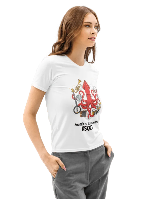 KSQD “Sounds of Santa Cruz” Premium Stretch Tee product image (1)