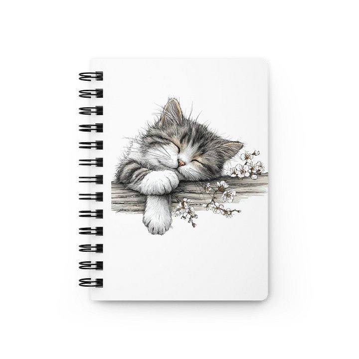 Cat Spiral Notebook product image (1)