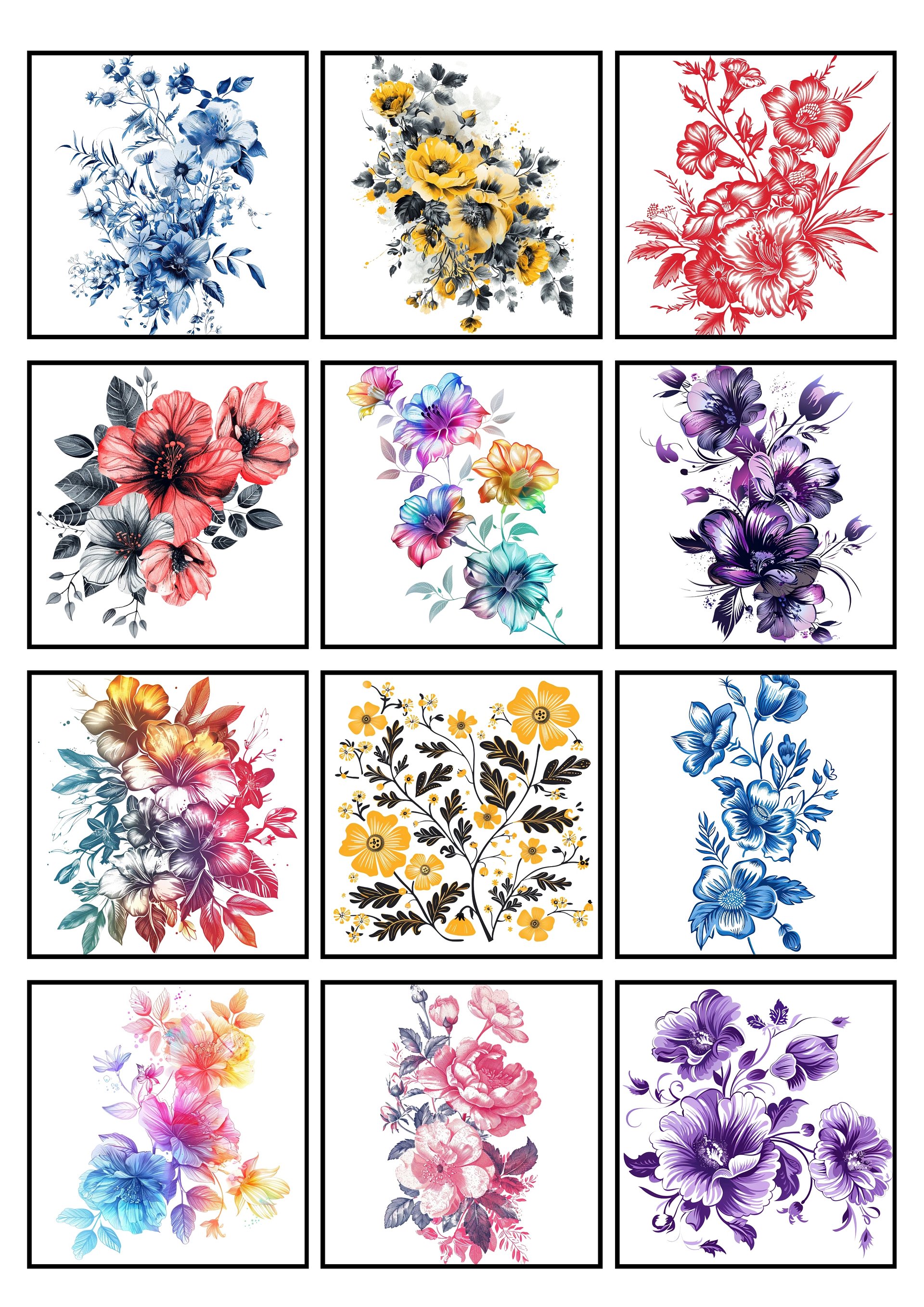 22 FLOWERS Clipart Image Bundle product image (2)