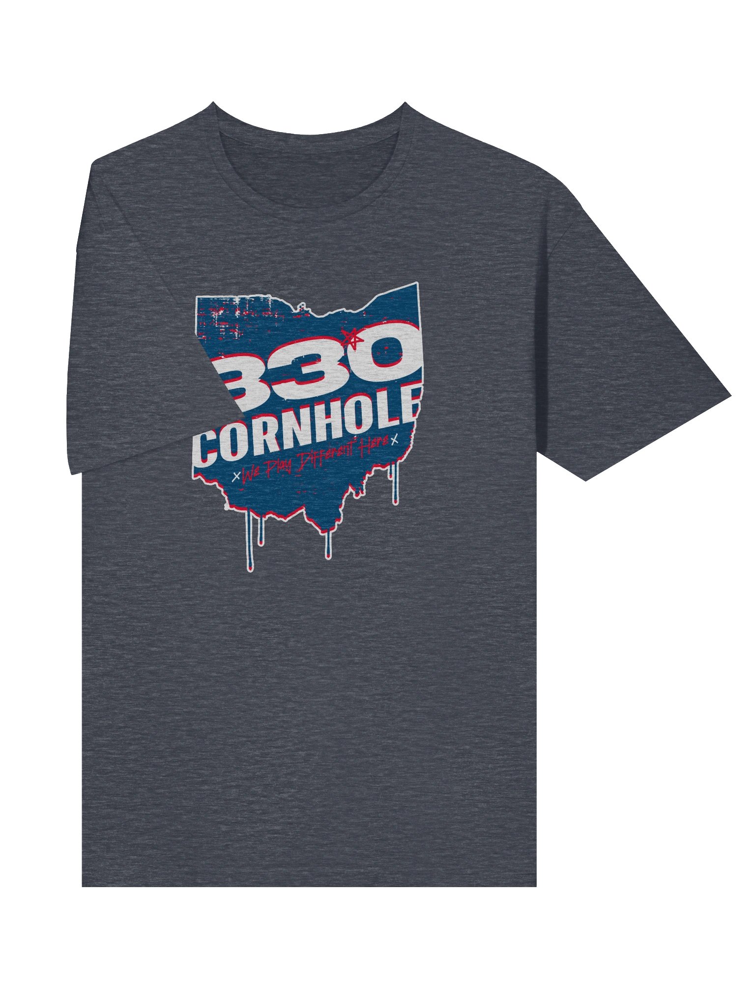 Gildan Softstyle 330 CLE Baseball Unisex Logo Tee product image (5)