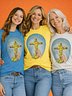 Praying Mama Floral T-Shirt