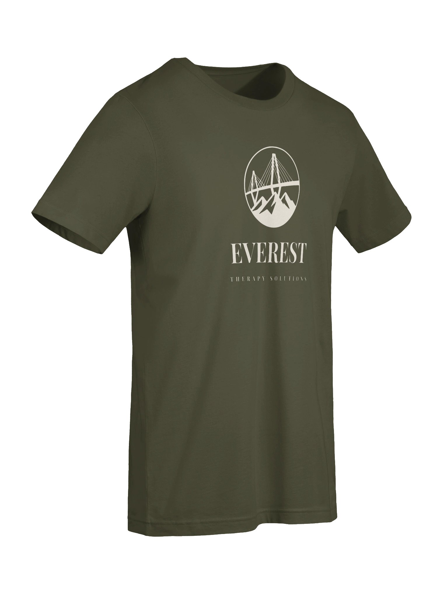Everest Therapy Solutions — Growth. Connection. Possibility. Tee (Military Green) product image (7)