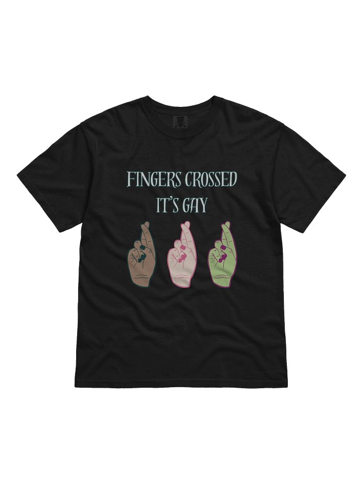 Fingers Crossed Heavy Shirt product image (1)
