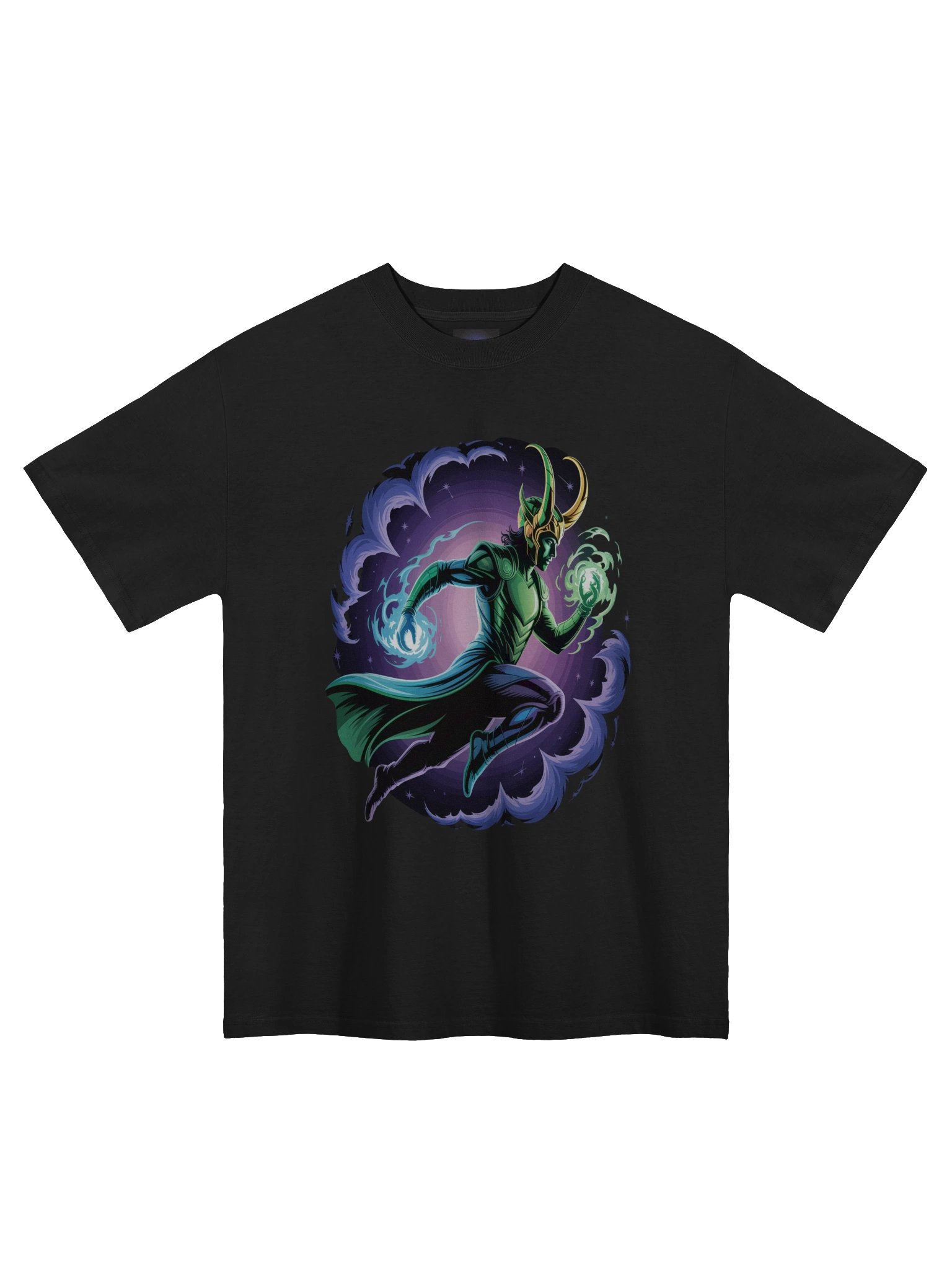 Loki Sorcerous Surge Oversized Faded T-Shirt product image (3)