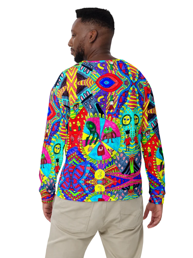 Abstract Doodle Monster Roulette Unisex Sweatshirt product image (10)