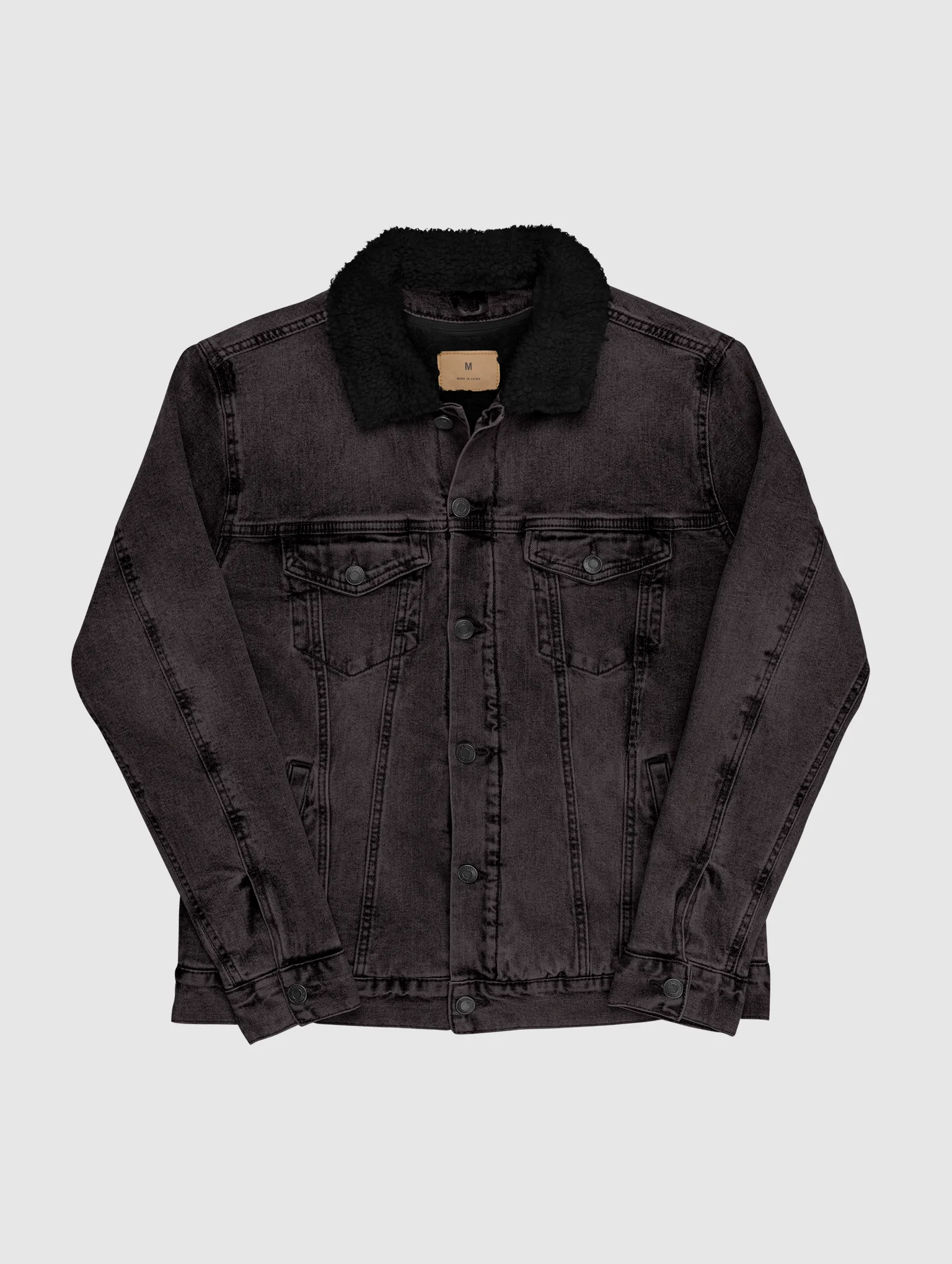 denim sherpa jacket product image (1)