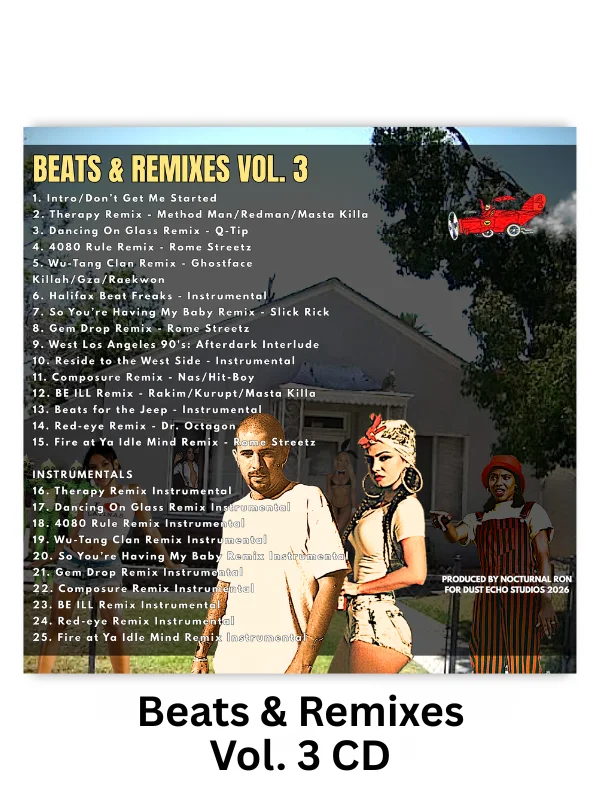 Beats & Remixes Vol. 3 CD (2026) Nocturnal Ron CD product image (4)