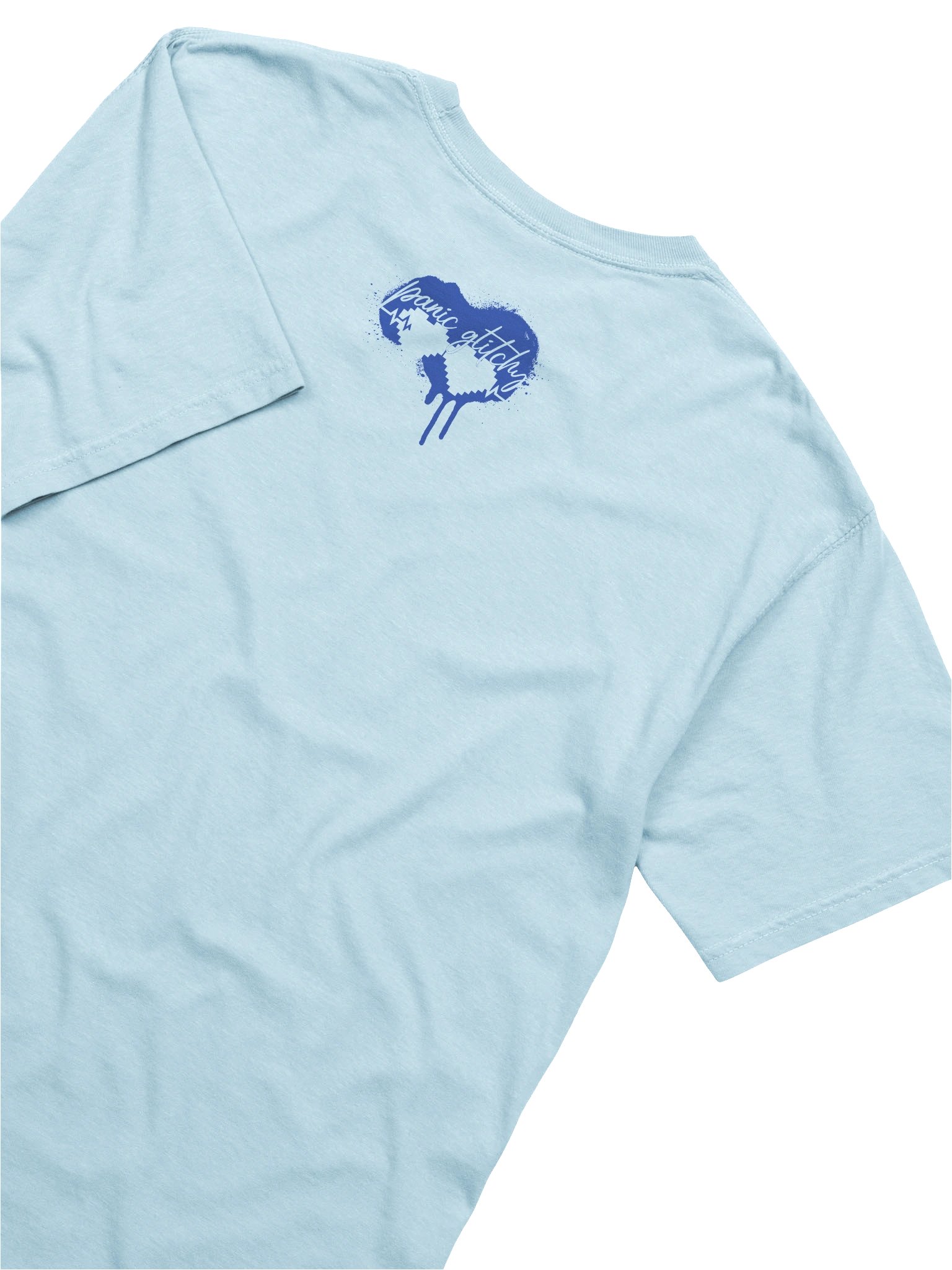 Panic Glitchy Dream Girl Blue Grunge product image (46)