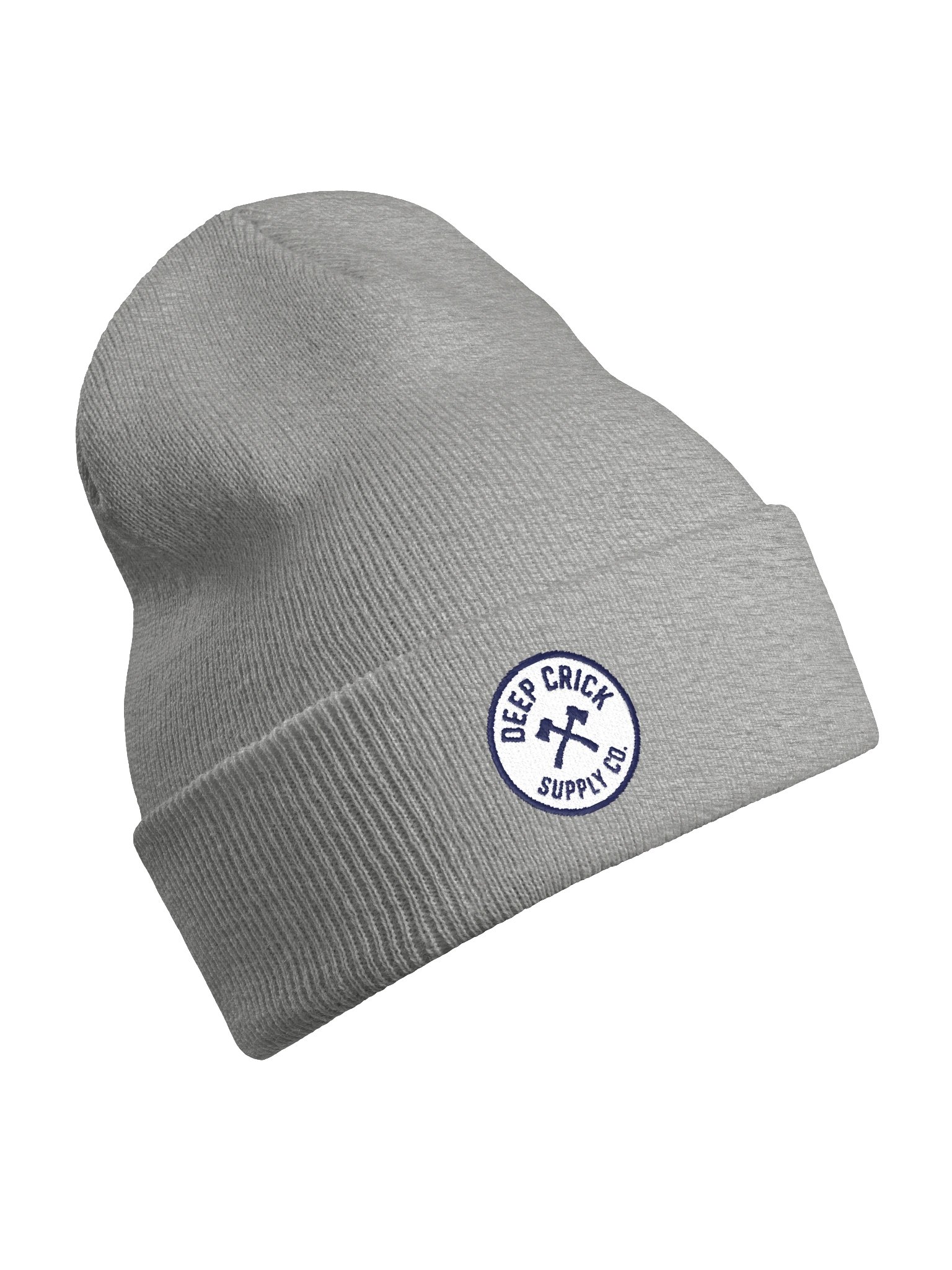 Deep Crick Supply Co. Axes Logo Cuffed Beanie product image (8)