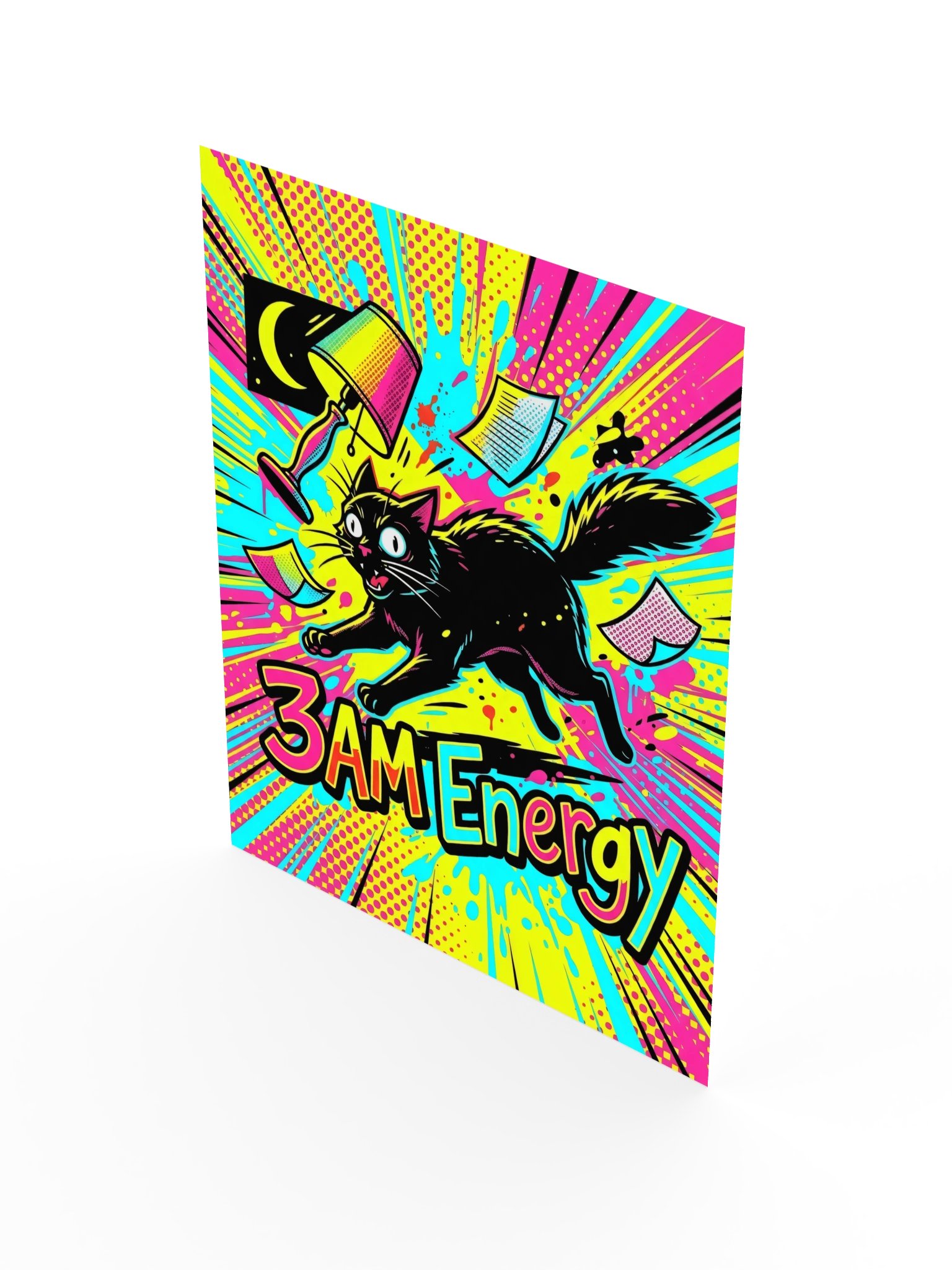 3AM Zoomies Cat Poster product image (17)