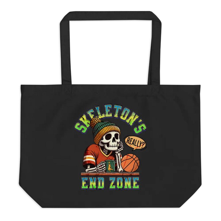 Skeletons End Zone Basketball Thoughtful Tote Bag product image (1)