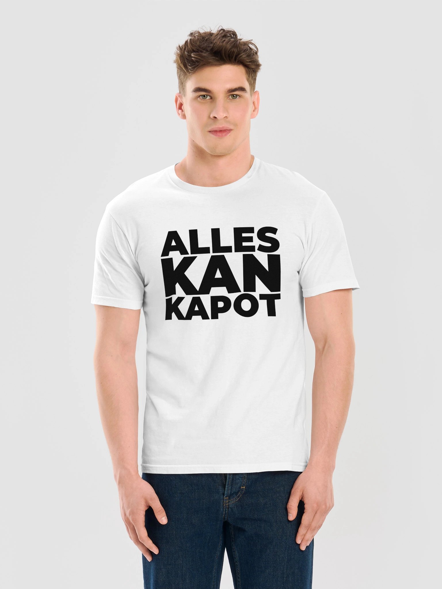 Alles kan kapot T-Shirt – Wit product image (2)