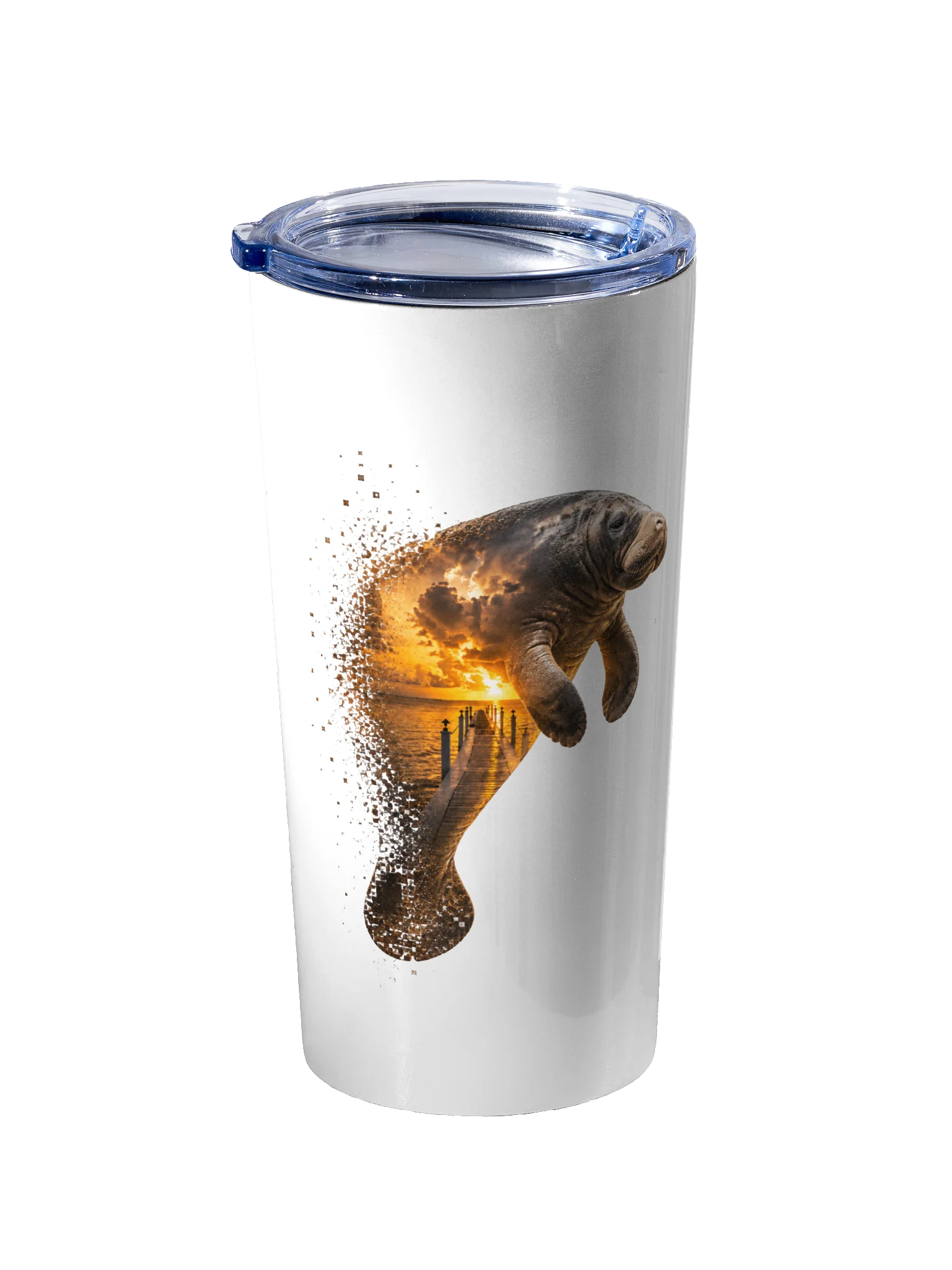 Manatee 20 oz Stainless Steel Tumbler — Keys Collection: Dock Edition product image (2)