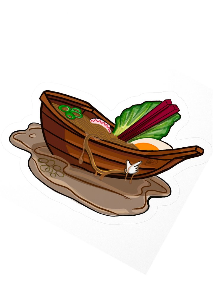 Gunning Ramen Kiss Cut Sticker product image (4)