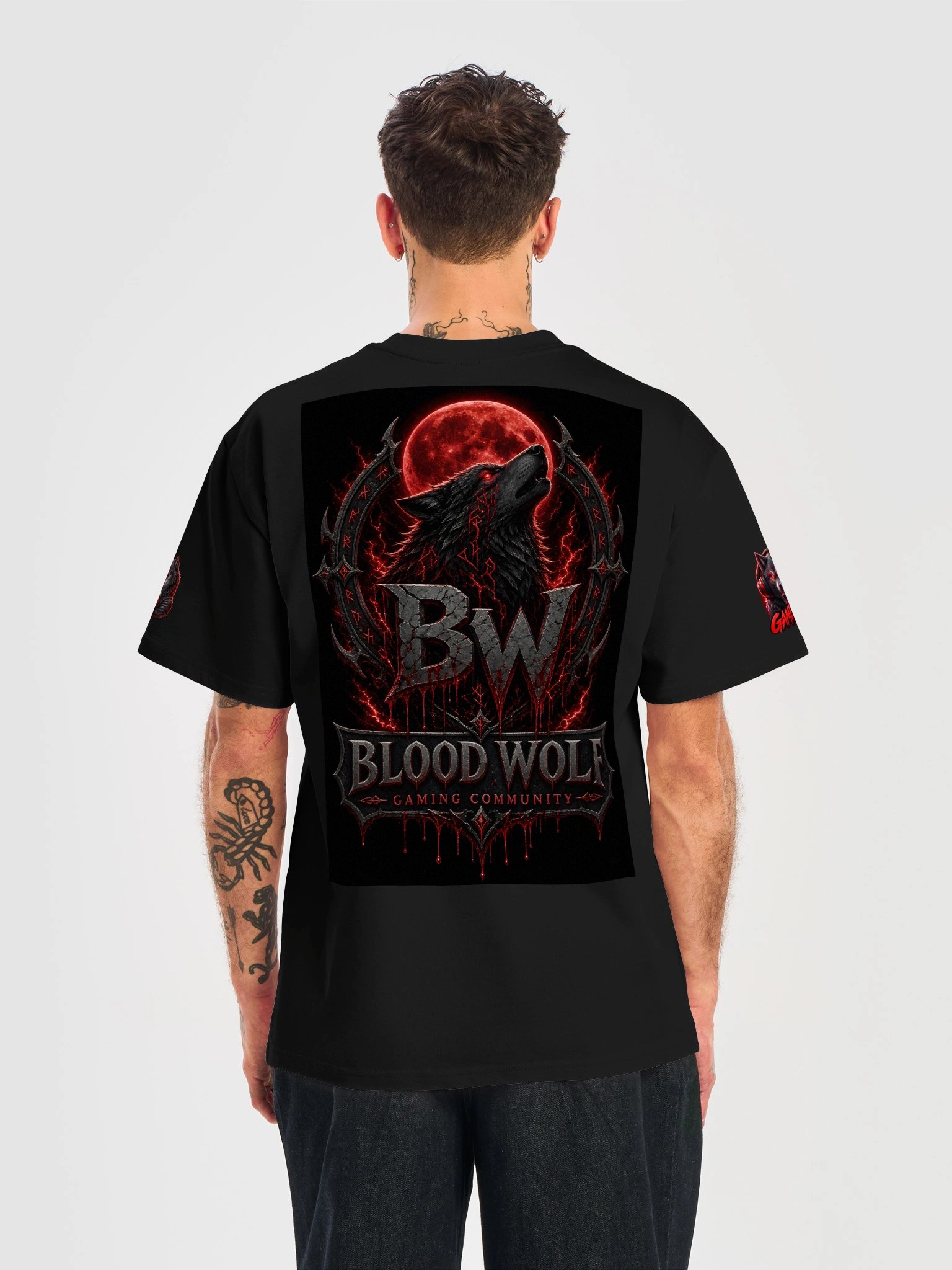 Blood Wolf Gaming Heavy Tee product image (21)