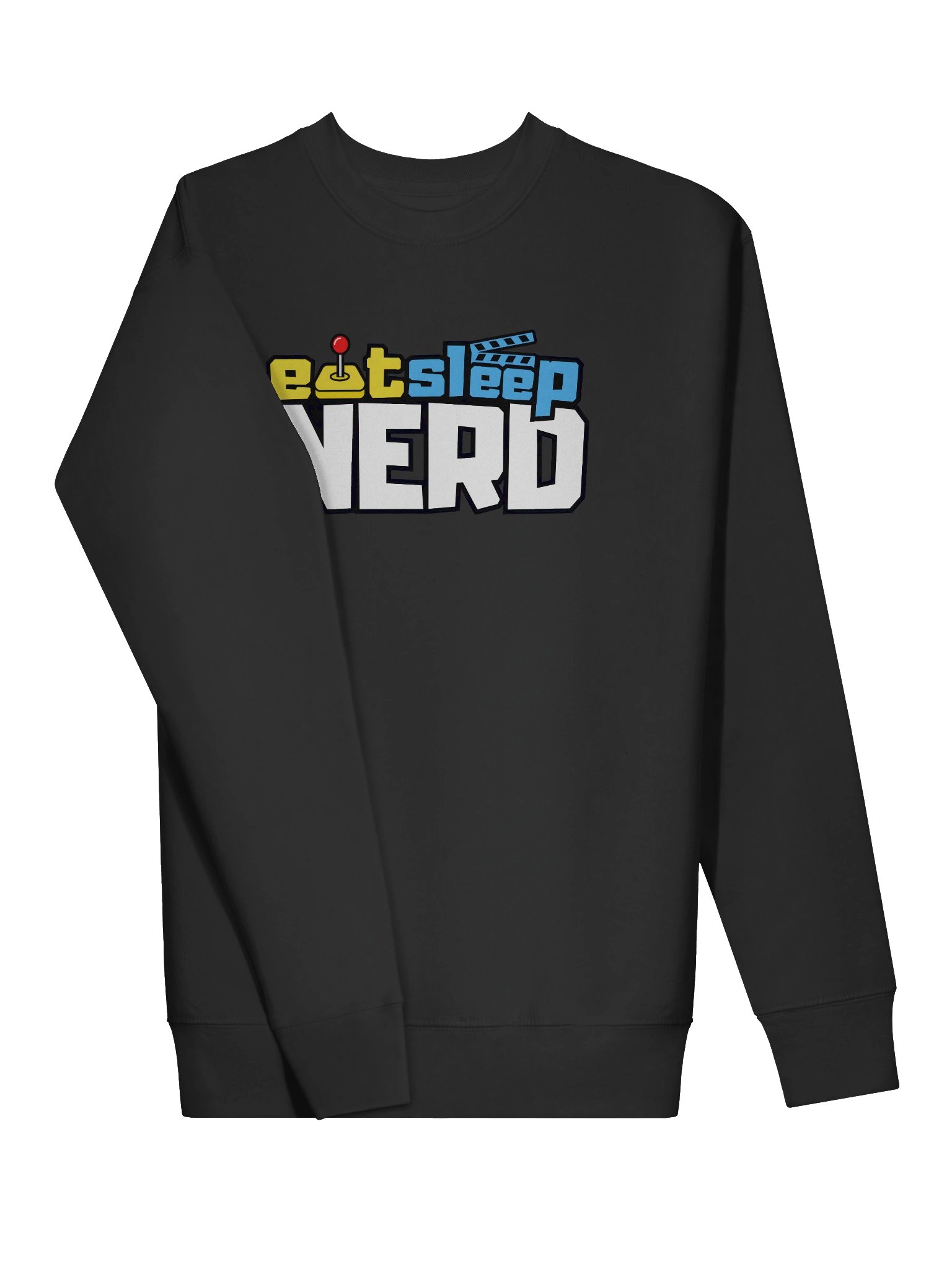Eat Sleep Nerd logo sweatshirt product image (3)